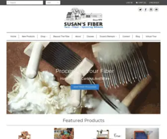 Susansfibershop.com(Susan's Fiber Shop since 1979) Screenshot