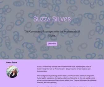 Susansilver.net(Portfolio for Susan Silver) Screenshot