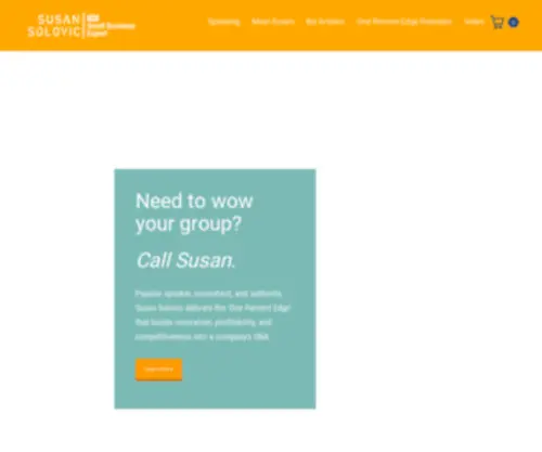 Susansolovic.com(THE Small Business Expert) Screenshot