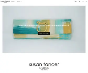 Susantancerstudios.com(Hand Painted Women's Purses) Screenshot