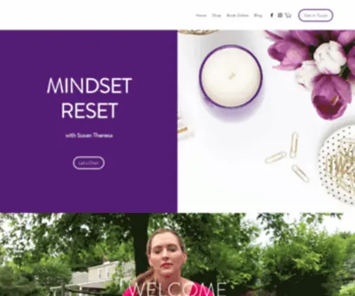 Susantheresa.com(MINDSET RESET with Susan Theresa) Screenshot
