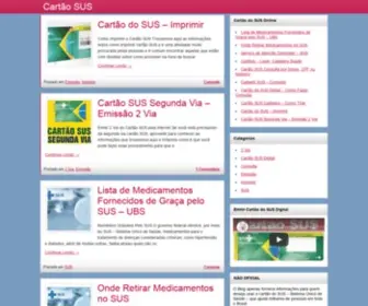 Suscartao.com.br(Cartão SUS Digital) Screenshot