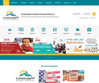 Susd.org(Scottsdale Unified School District) Screenshot