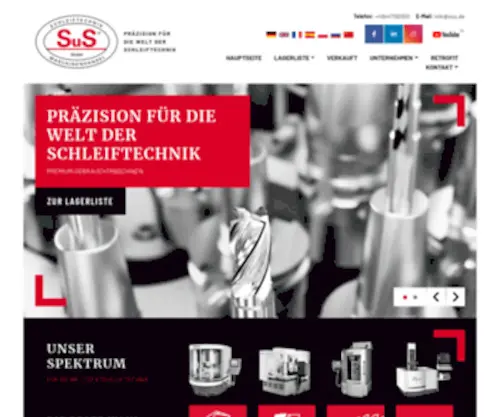Sus.de(SuS Schleiftechnik und Maschinenhandel GmbH) Screenshot