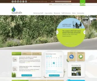 Susdrain.org(The community for sustainable drainage) Screenshot