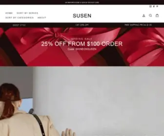 Susen.com(Shop Susen Bags Online) Screenshot