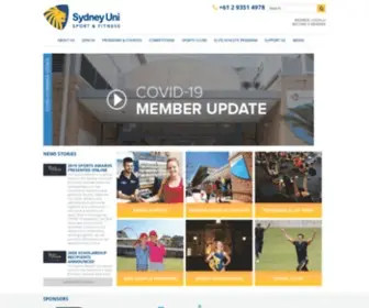 Susf.com.au(Sydney Uni Sport & Fitness) Screenshot