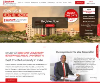Sushantuniversity.edu.in(Sushant university) Screenshot
