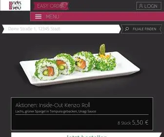 Sushi-For-You.de(Dein Sushi Lieferservice) Screenshot