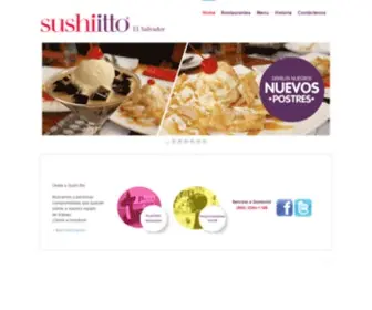 Sushi-Itto.com.sv(Sushi Itto El Salvador) Screenshot