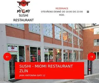 Sushi-Miomi.cz(Sushi Miomi restaurant) Screenshot