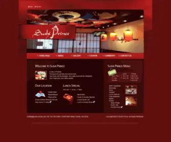 Sushi-Prince.com(Sushi Prince) Screenshot