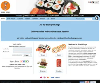 Sushi.nl(Bestel nu echt goede Sushi. Wij bezorgen vanaf 16:00 en zijn open van 14:00) Screenshot