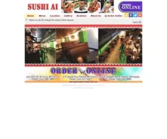 Sushiaistlouis.com(Sushi Ai) Screenshot