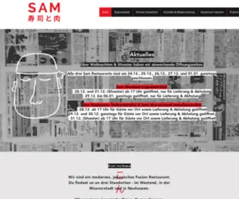 Sushiandmeat.de(Wir sind SAM) Screenshot