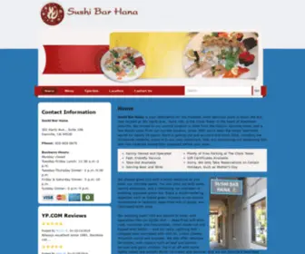 Sushibarhana.com(Fresh Sushi) Screenshot