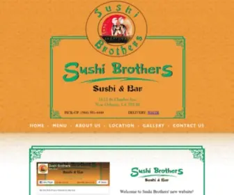 Sushibrothers.net(Sushi Brothers) Screenshot