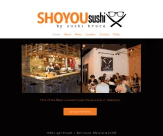 Sushibruce.com(Shoyou Sushi) Screenshot