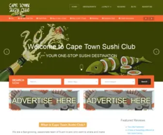 Sushiclub.co.za(Cape Town Sushi Club) Screenshot