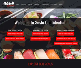 Sushiconfidential.com(Sushi Confidential) Screenshot