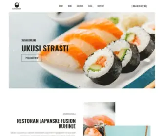 Sushidream.rs(Restoran japanske Fusion Kuhinje) Screenshot