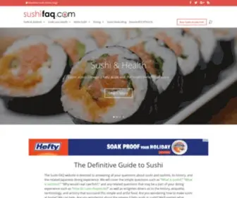 Sushifaq.com(The Sushi FAQ) Screenshot