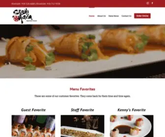 Sushihanatulsa.com(Sushi Hana Home) Screenshot