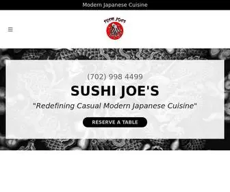 Sushijoes.com(Sushi Joes) Screenshot