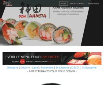 Sushikanda.com(KANDA SUSHI) Screenshot