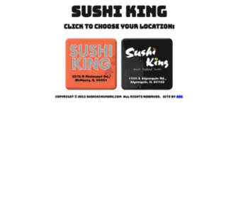 Sushikingmenu.com(Sushi King) Screenshot