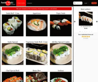 Sushimakihornby.com(Sushi Maki) Screenshot