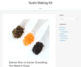 Sushimakingkit.org(Sushi Making Kit) Screenshot