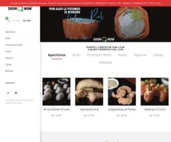 Sushinow.com.bo(Sushi Now) Screenshot