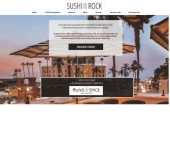 Sushiontherock.com(Sushi on the Rock) Screenshot