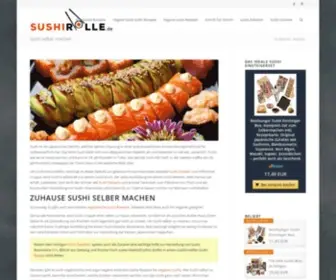 Sushirolle.de(Sushi selber machen) Screenshot