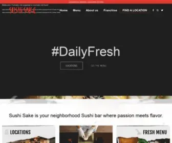 Sushisakemiami.com(Sushi Sake) Screenshot