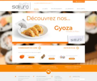 Sushisakura.fr(Sushi Sakura restaurant japonais) Screenshot