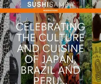 Sushisamba.com(Japanese, Brazilian & Peruvian Cuisine) Screenshot