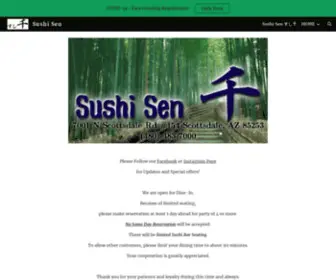 Sushisenaz.com(Sushi Sen) Screenshot