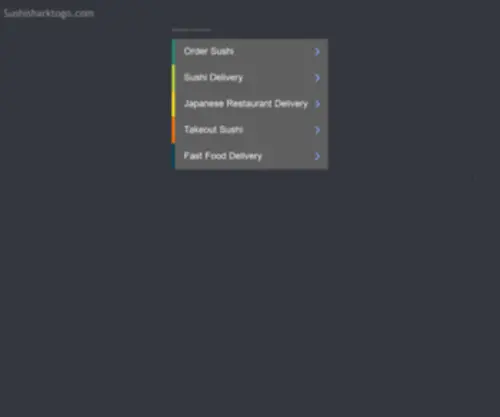 Sushisharktogo.com(Sushi Shark) Screenshot