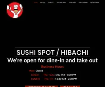 Sushispotlargo.com(Sushi Spot / Hibachi) Screenshot