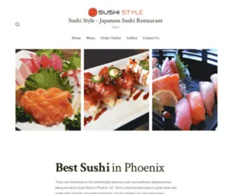 Sushistyleaz.com(Japanese Sushi Restaurant) Screenshot