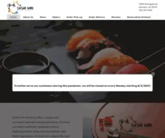 Sushiumiva.com(Sushi Umi) Screenshot