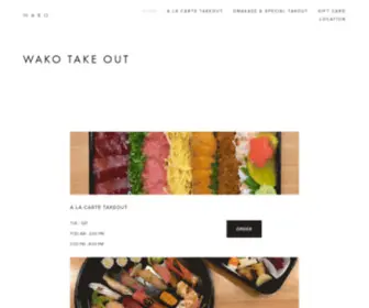 Sushiwakosf.com(Wako) Screenshot