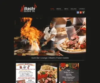 Sushiyadarien.com(Hibachi Sushi Ya) Screenshot