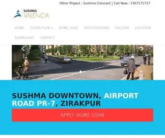 Sushma-Valencia.com(Buy 3 BHK & 4 BHK Flats in Zirakpur near Chandigarh) Screenshot