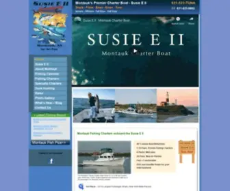 Susiee.com(Montauk Fishing Charter Boat The Susie E II) Screenshot