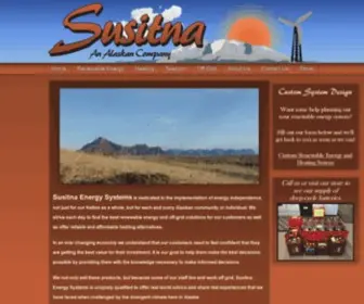 Susitnaenergy.com(Susitna Energy Systems) Screenshot