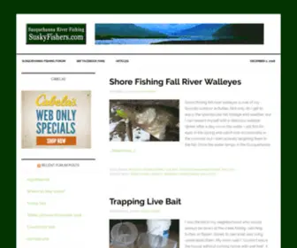 Suskyfishers.com(Susquehanna River Fishing) Screenshot