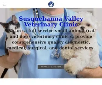 Susquehannavalleyveterinaryclinic.com(Susquehanna Valley Veterinary Clinic) Screenshot